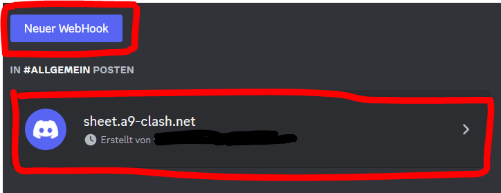 create new or choose existing